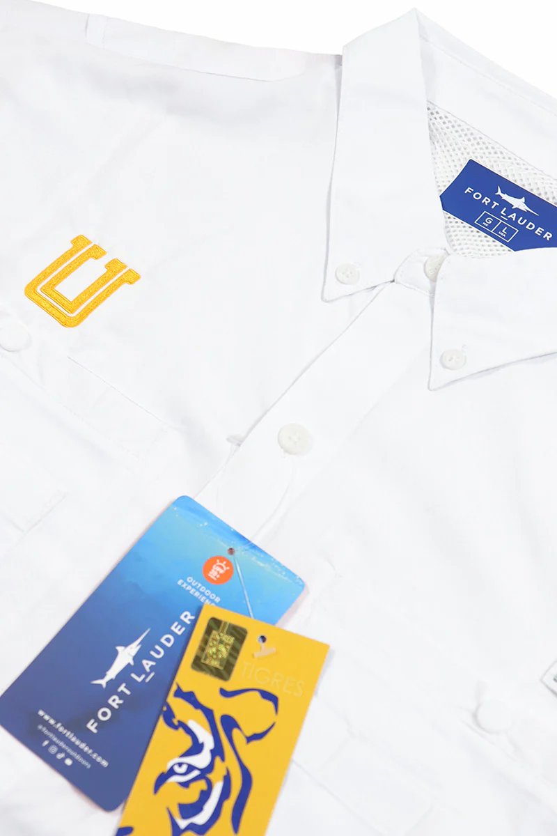 Camisas y Blusas Tipo Pescador Edición Tigres UANL